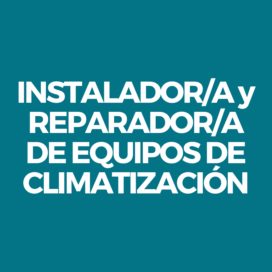 Curso de Instalador y Reparador de Climatizacion